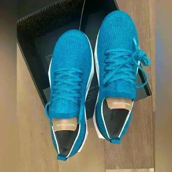 NIB ALLBIRDS Tree Flyer Thrive Teal (Blizzard) Womens Sz 9 - Picture 2 of 4